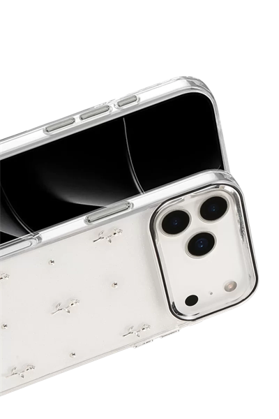 Apple iPhone 17 Pro Max Fiyonk Desenli Kapak - Desen 4