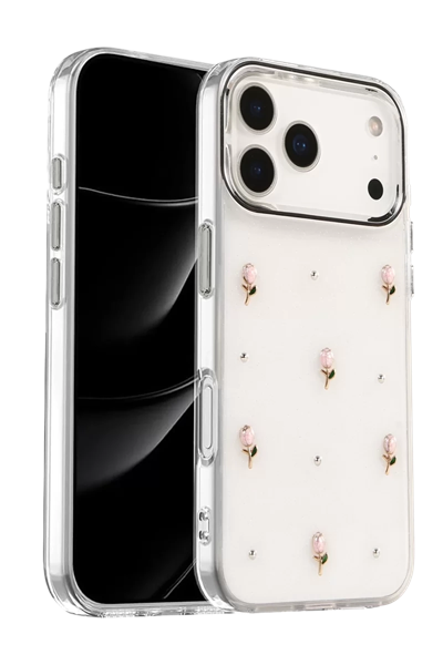 Apple iPhone 17 Pro Max Fiyonk Desenli Kapak - Desen 6