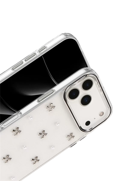 Apple iPhone 17 Pro Max Fiyonk Desenli Kapak - Desen 8