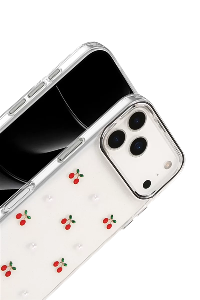 Apple iPhone 17 Pro Max Fiyonk Desenli Kapak - Desen 9