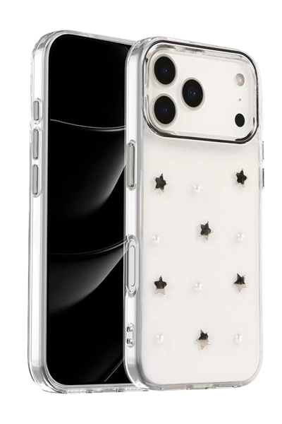 Apple iPhone 17 Pro Max Fiyonk Desenli Kapak - Desen 7