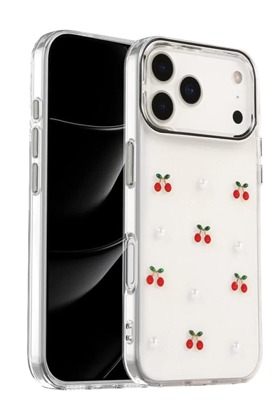 Apple iPhone 17 Pro Max Fiyonk Desenli Kapak - Desen 9
