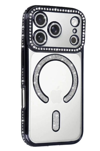 Apple iPhone 17 Pro Max Joke Simli Magneticsafe Kılıf - Siyah