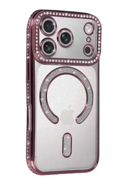 Apple iPhone 17 Pro Max Joke Simli Magneticsafe Kılıf - Pembe