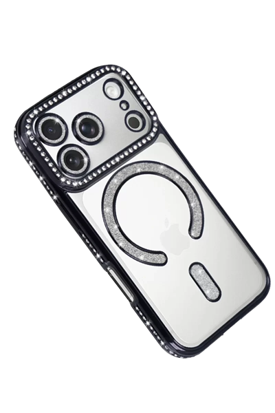 Apple iPhone 17 Pro Max Joke Simli Magneticsafe Kılıf - Siyah