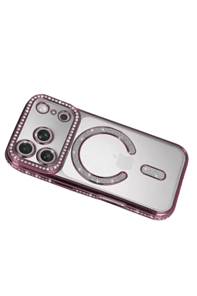Apple iPhone 17 Pro Max Joke Simli Magneticsafe Kılıf - Pembe