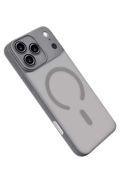 Apple iPhone 17 Pro Max Jota Lensli Magsafe Kapak - Titan Gri