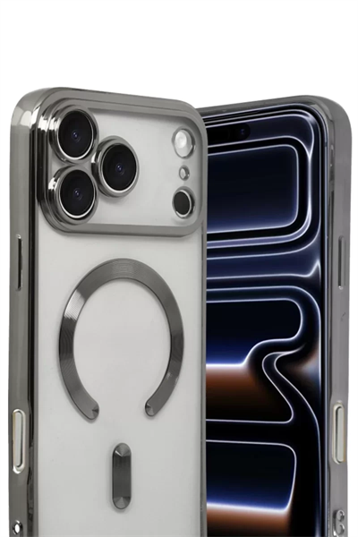 Apple iPhone 17 Pro Max Kross Magneticsafe Kapak - Titan Gri