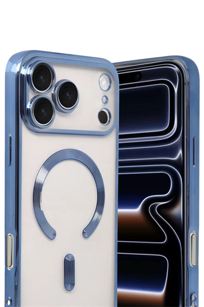 Apple iPhone 17 Pro Max Kross Magneticsafe Kapak - Sierra Blue