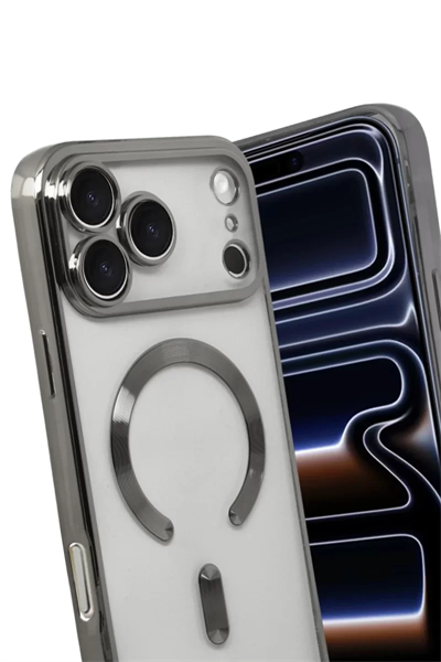 Apple iPhone 17 Pro Max Kross Magneticsafe Kapak - Titan Gri