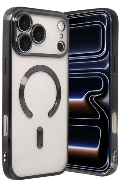 Apple iPhone 17 Pro Max Kross Magneticsafe Kapak - Siyah