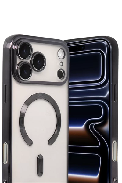 Apple iPhone 17 Pro Max Kross Magneticsafe Kapak - Siyah