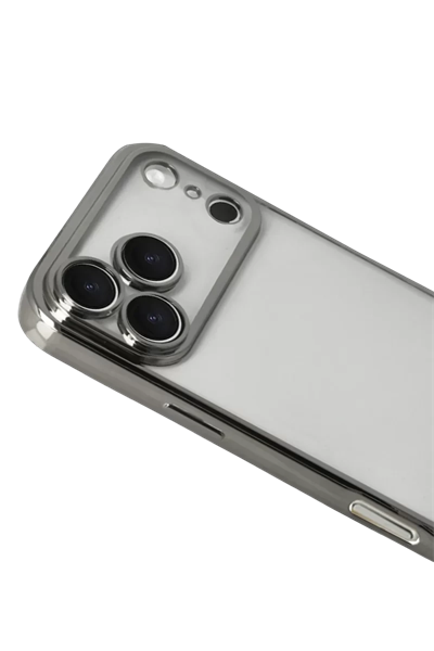 Apple iPhone 17 Pro Max Lensli Silikon - Titan Gri