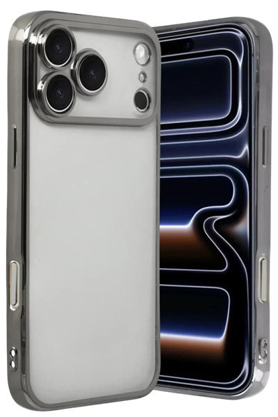 Apple iPhone 17 Pro Max Lensli Silikon - Titan Gri