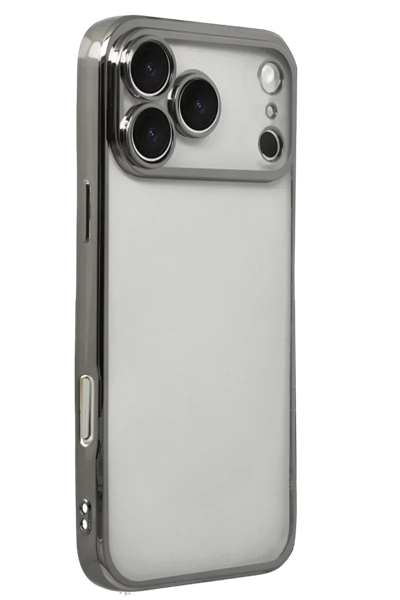Apple iPhone 17 Pro Max Lensli Silikon - Titan Gri