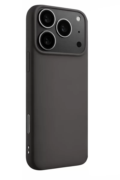 Apple iPhone 17 Pro Max Nano içi Kadife Silikon - Gri