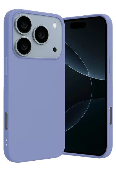 Apple iPhone 17 Pro Nano içi Kadife Silikon - Lila