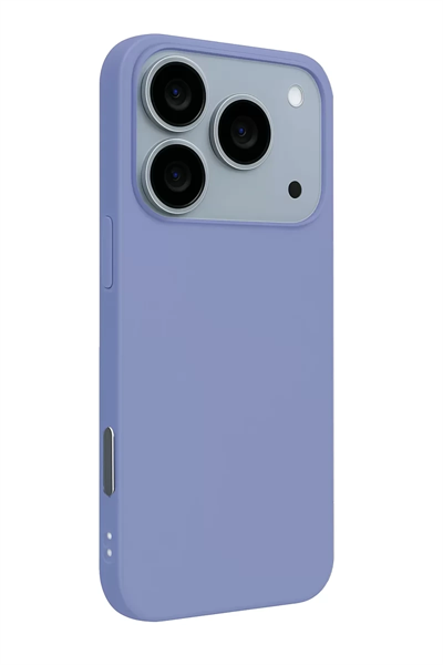 Apple iPhone 17 Pro Nano içi Kadife Silikon - Lila