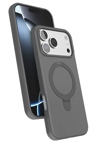 Apple iPhone 17 Pro Regal Magsafe Standlı Kapak - Titan Gri
