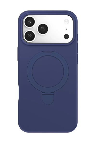 Apple iPhone 17 Pro Regal Magsafe Standlı Kapak - Lacivert