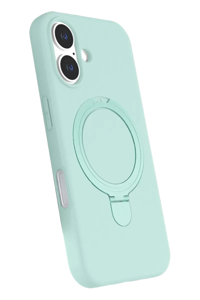 Apple iPhone 17 Regal Magsafe Standlı Kapak - Su Yeşili