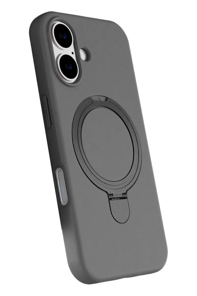 Apple iPhone 17 Regal Magsafe Standlı Kapak - Titan Gri