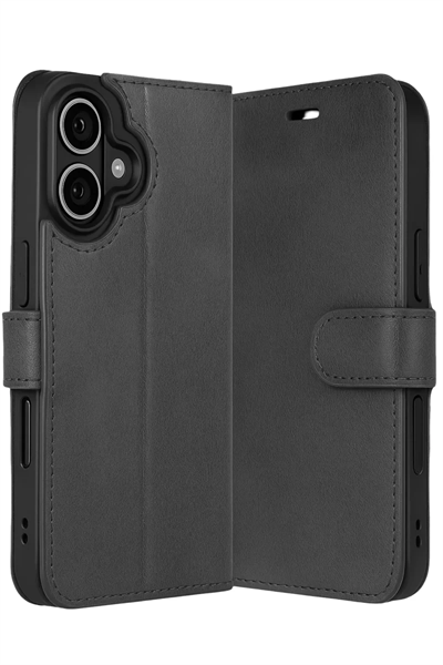 Apple iPhone 17 Trend S Plus Kapaklı Kılıf - Siyah