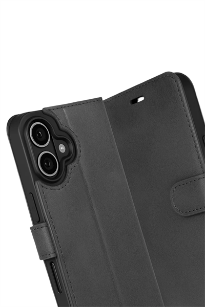 Apple iPhone 17 Trend S Plus Kapaklı Kılıf - Siyah