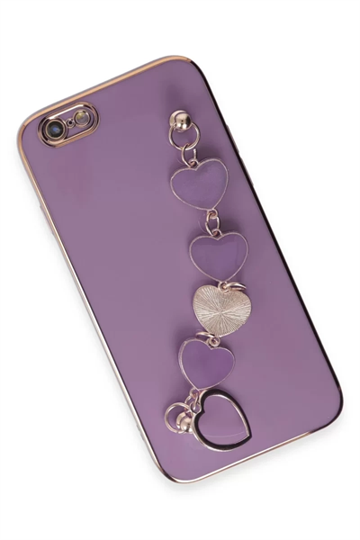 Apple iPhone 6 Kılıf Esila Silikon - Mor