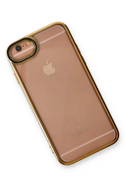 Apple iPhone 6 Kılıf Liva Lens Silikon - Siyah