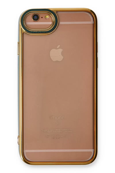 Apple iPhone 6 Kılıf Liva Lens Silikon - Yeşil