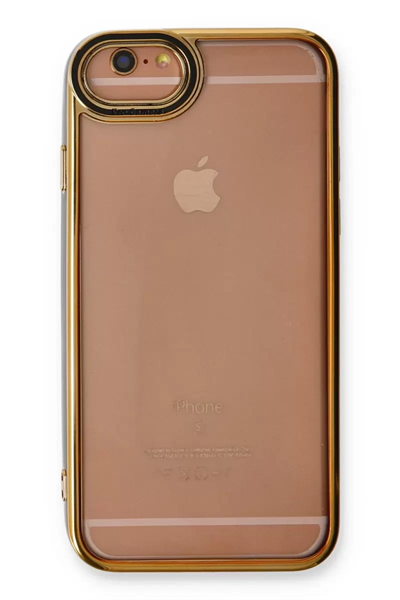 Apple iPhone 6 Kılıf Liva Lens Silikon - Siyah