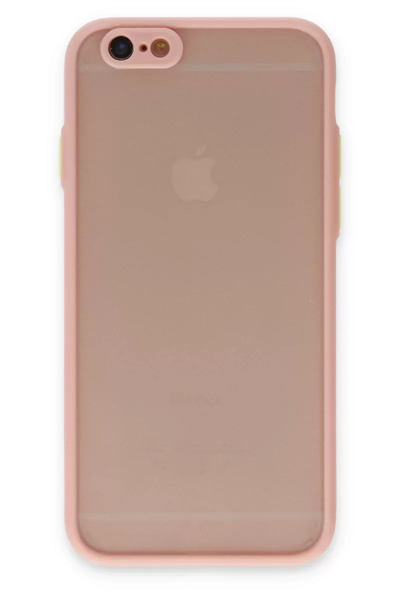 Apple iPhone 6 Kılıf Montreal Silikon Kapak - Pembe