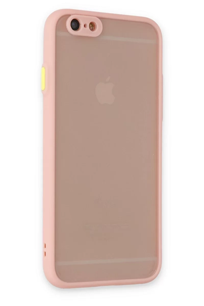Apple iPhone 6 Kılıf Montreal Silikon Kapak - Pembe