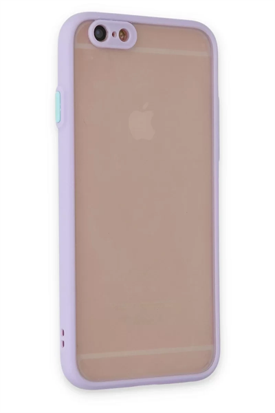 Apple iPhone 6 Kılıf Montreal Silikon Kapak - Mor