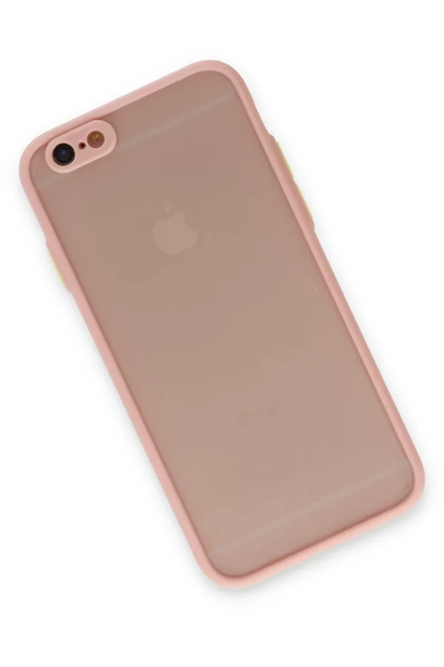 Apple iPhone 6 Kılıf Montreal Silikon Kapak - Pembe