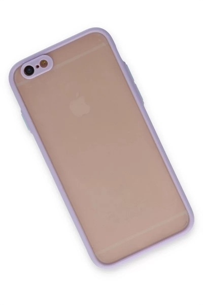 Apple iPhone 6 Kılıf Montreal Silikon Kapak - Mor