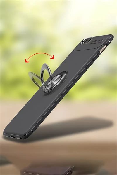 Apple iPhone 6 Kılıf Range Yüzüklü Silikon - Kırmızı