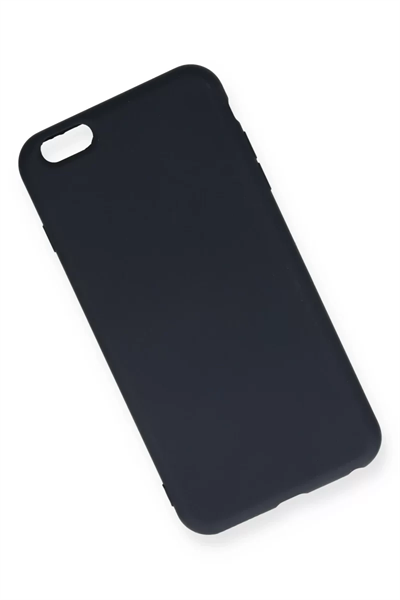 Apple iPhone 6 Plus Kılıf Nano içi Kadife Silikon - Lacivert