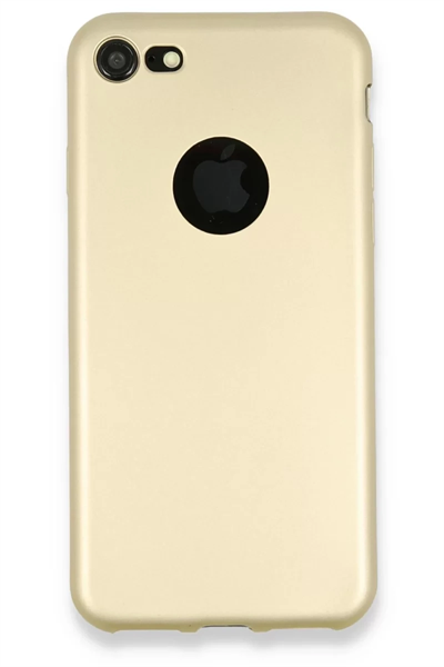 Apple iPhone 7 Kılıf First Silikon - Gold