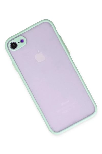 Apple iPhone 7 Kılıf Montreal Silikon Kapak - Turkuaz