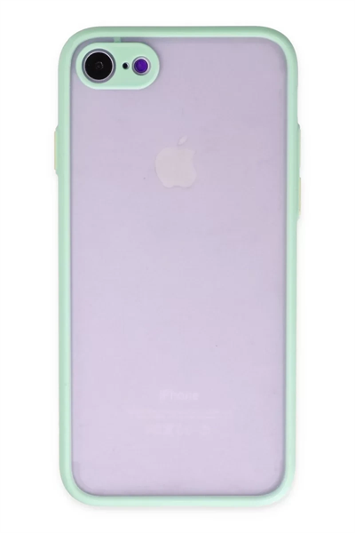 Apple iPhone 7 Kılıf Montreal Silikon Kapak - Turkuaz