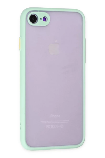 Apple iPhone 7 Kılıf Montreal Silikon Kapak - Turkuaz