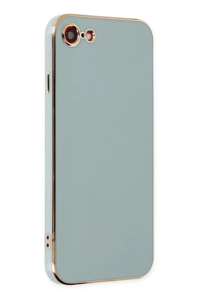 Apple iPhone 7 Kılıf Volet Silikon - Açık Yeşil