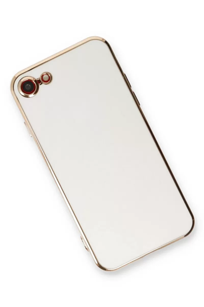 Apple iPhone 7 Kılıf Volet Silikon - Beyaz