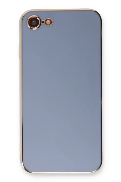 Apple iPhone 7 Kılıf Volet Silikon - Mavi