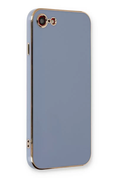 Apple iPhone 7 Kılıf Volet Silikon - Mavi