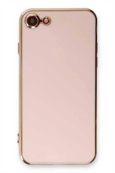 Apple iPhone 7 Kılıf Volet Silikon - Pembe