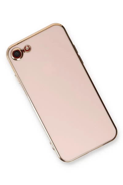 Apple iPhone 7 Kılıf Volet Silikon - Pembe