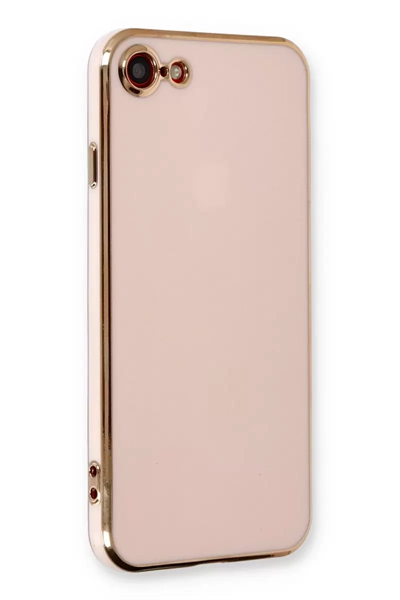 Apple iPhone 7 Kılıf Volet Silikon - Pembe
